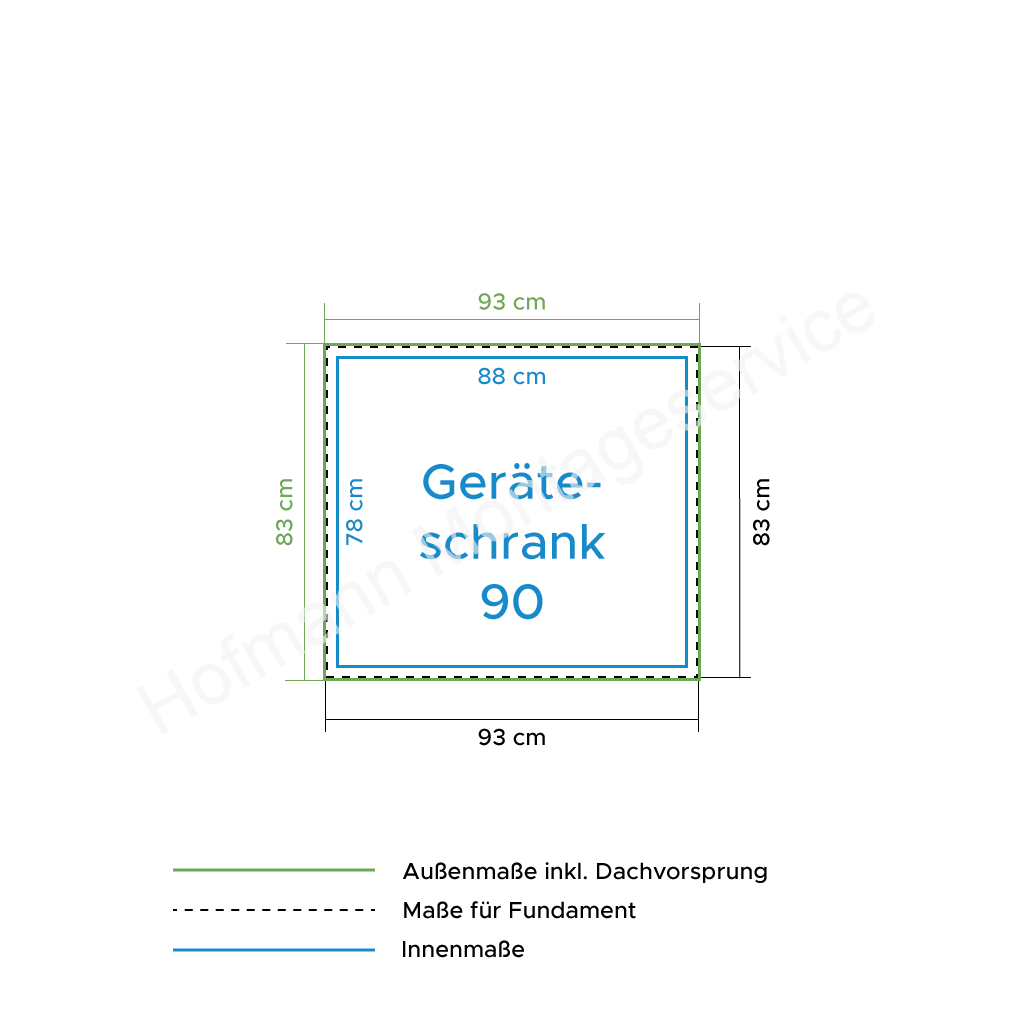 Geräteschrank 90